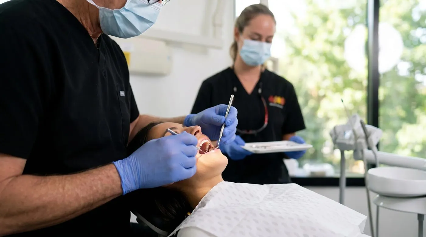 A dental check-up at Dentist In The Park, Bondi Junction
